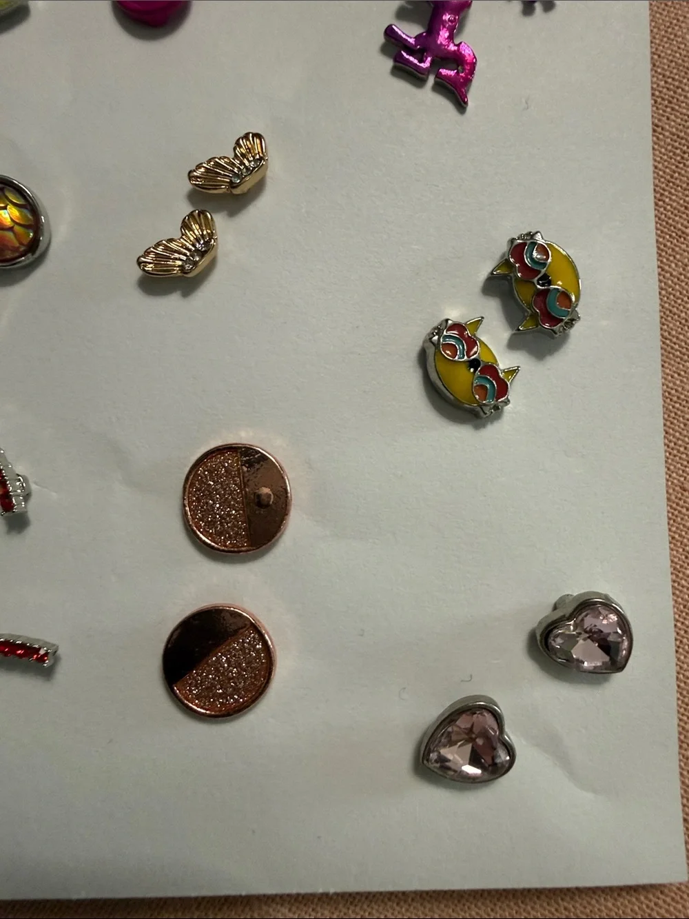 Assorted Women's Multi-Color Stud Earring Set